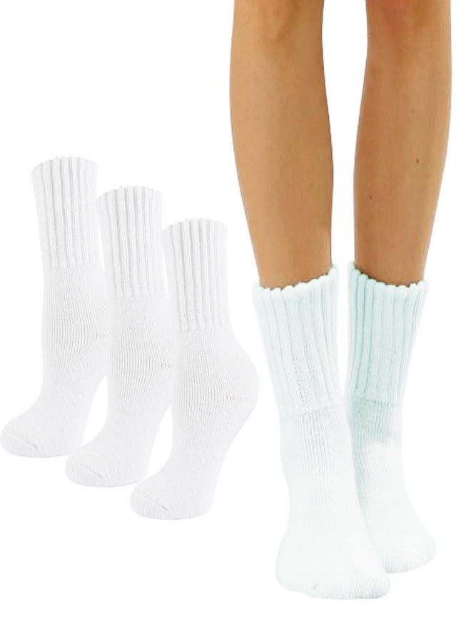 Marchare Women Wool Socks Thermal Boot Socks Winter Extra Thick Warm Cozy Sock For Women White - Image 1